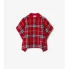 Check Wool Cape