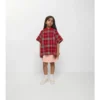 Check Wool Cape
