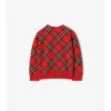 Check Wool Cardigan