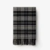 Check Wool Cashmere Blanket