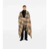 Check Wool Cashmere Blanket