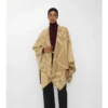 Check Wool Cashmere Cape