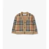 Check Wool Cashmere Cardigan