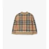 Check Wool Cashmere Cardigan
