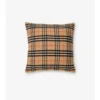 Check Wool Cashmere Cushion