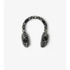 Check Wool Cashmere Earmuffs