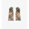 Check Wool Cashmere Gloves