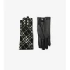 Check Wool Cashmere Gloves