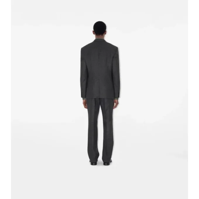 Check Wool Cashmere Tailored Jacket