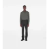 Check Wool Cashmere Tailored Trousers