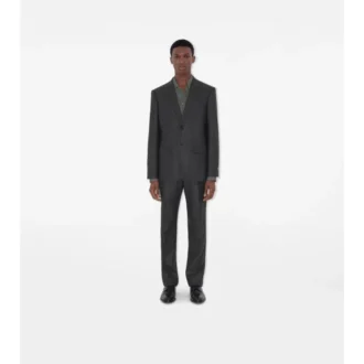 Check Wool Cashmere Tailored Jacket