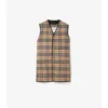 Check Wool Cashmere Warmer