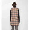 Check Wool Cashmere Warmer