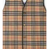 Check Wool Cashmere Warmer