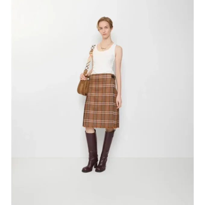 Check Wool Kilt