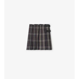 Check Wool Mini Kilt