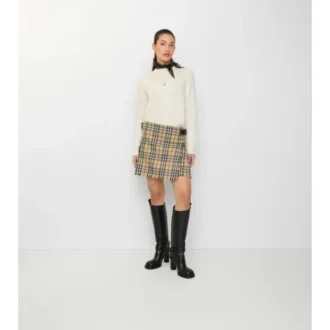 Check Wool Mini Kilt