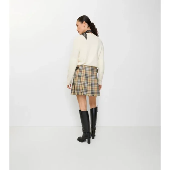 Check Wool Mini Kilt