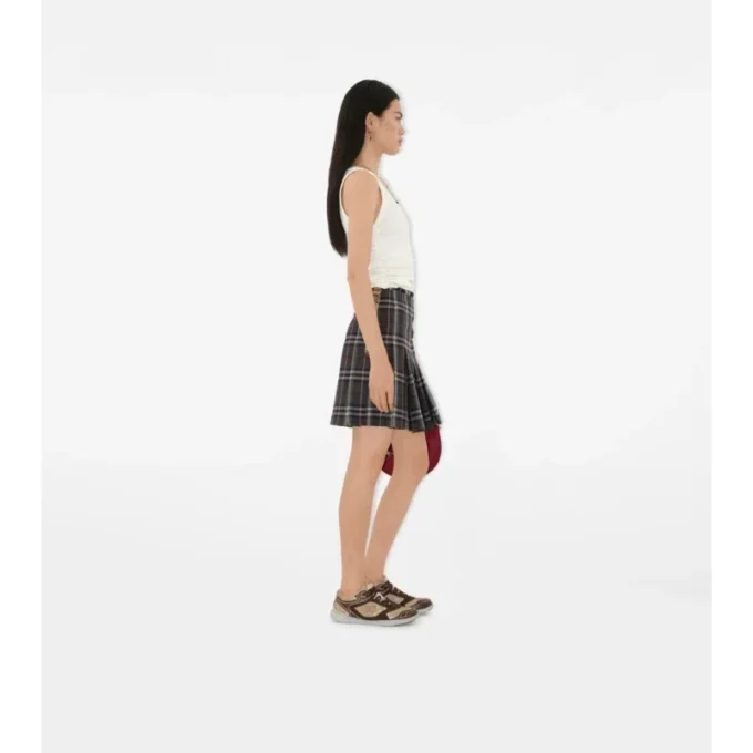 Check Wool Mini Kilt