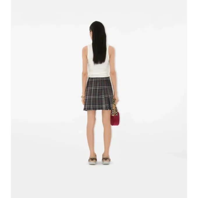 Check Wool Mini Kilt
