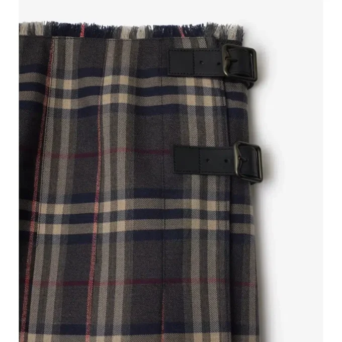 Check Wool Mini Kilt