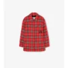 Check Wool Overshirt