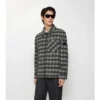 Check Wool Overshirt