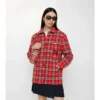 Check Wool Overshirt