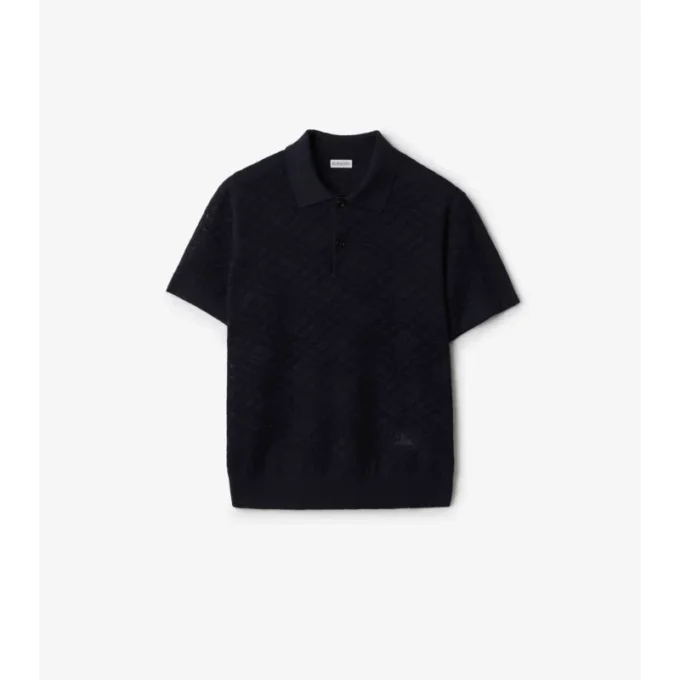 Check Wool Polo Shirt