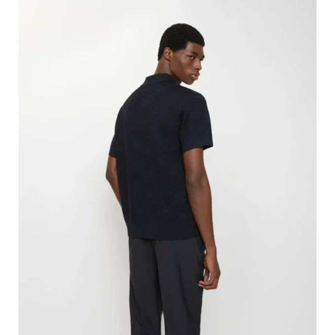 Check Wool Polo Shirt