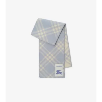 Check Wool Scarf