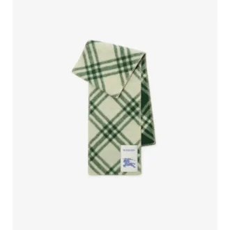 Check Wool Scarf