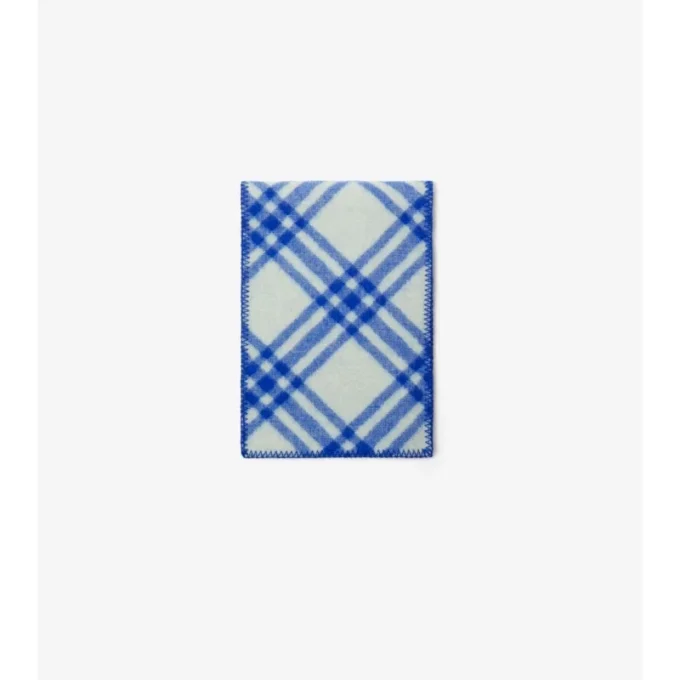 Check Wool Scarf