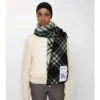 Check Wool Scarf
