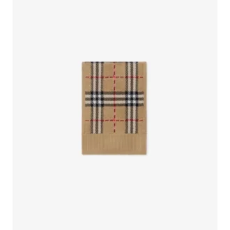 Check Wool Scarf