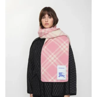 Check Wool Scarf