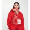 Check Wool Scarf