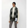 Check Wool Scarf