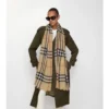 Check Wool Scarf