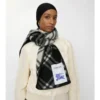 Check Wool Scarf