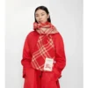 Check Wool Scarf