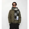 Check Wool Scarf