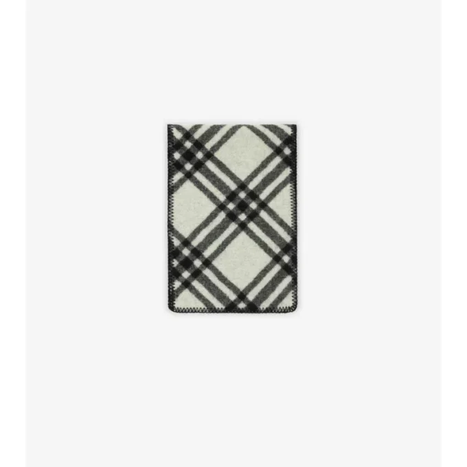 Check Wool Scarf