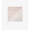 Check Wool Silk Scarf