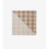 Check Wool Silk Scarf
