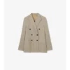 Check Wool Tailored Jacket