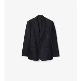 Check Wool Tailored Jacket