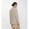 Check Wool Tailored Jacket