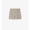 Check Wool Tailored Shorts