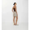 Check Wool Tailored Shorts